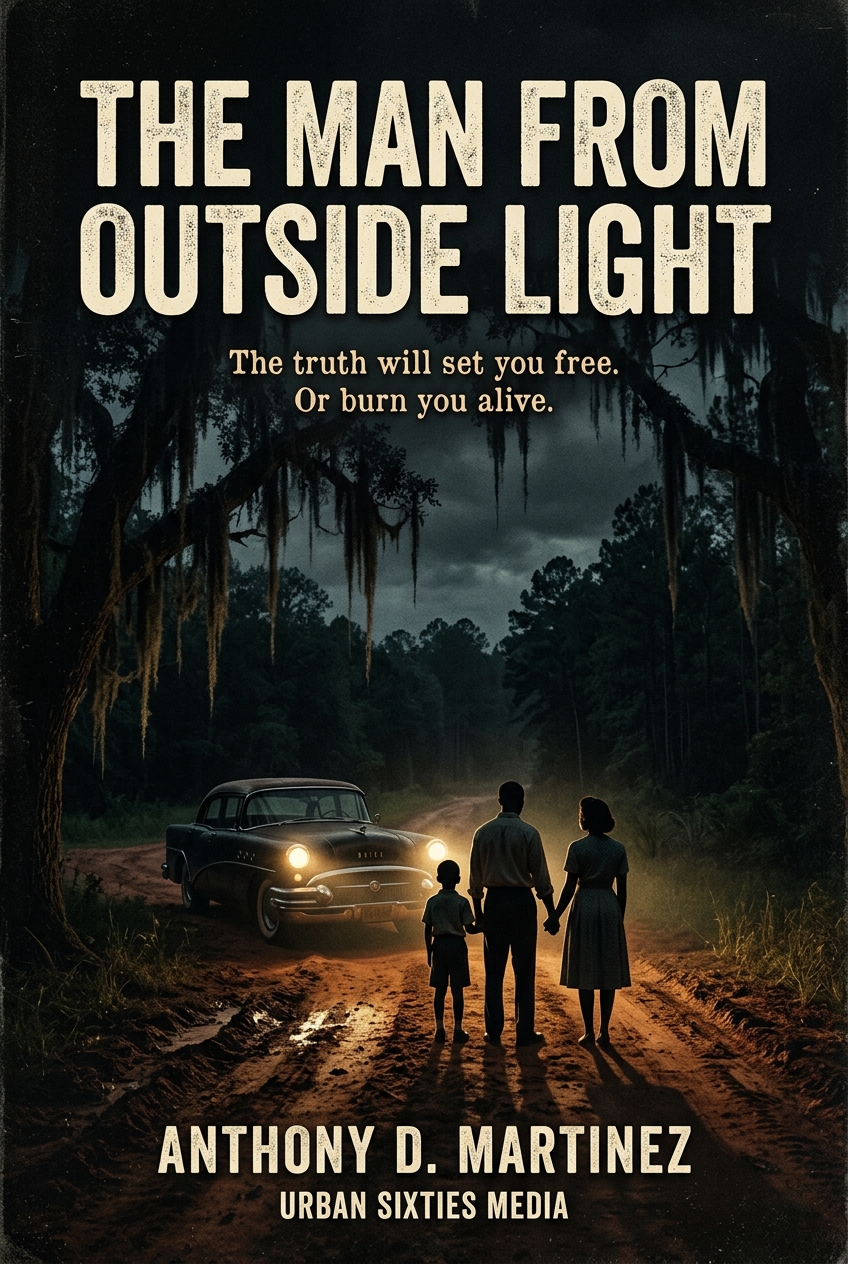 The Man From Outside Light — The Lane family on a dark Southern road